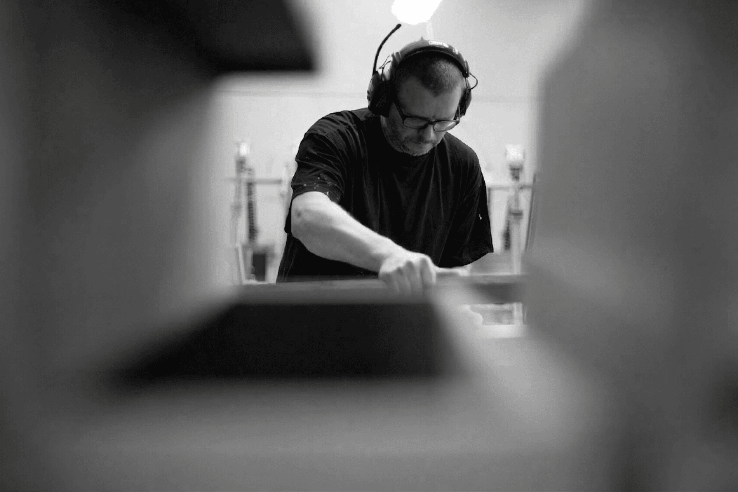 MOLTURI workshop — hand-finishing station